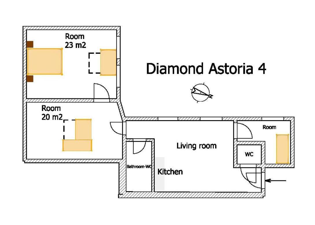 Diamond Astoria 4 Apartment Будапеща Екстериор снимка
